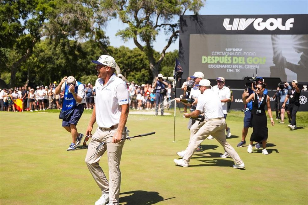 Archivo - Imagen del torneo del LIV Golf 2025 en el recorrido de Valderrama