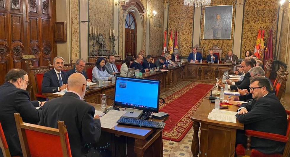 Pleno de la Diputación de Salamanca.