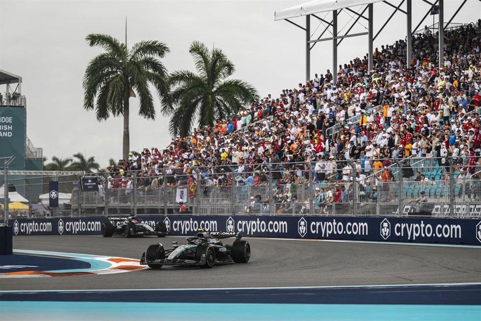Archivo - El piloto italiano de Fórmula 1 Kimi Antonelli (Mercedes), en el GP de Miami 2025. 