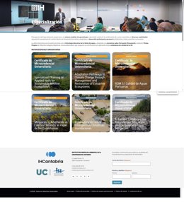 Oferta de microcredenciales en la web del IH