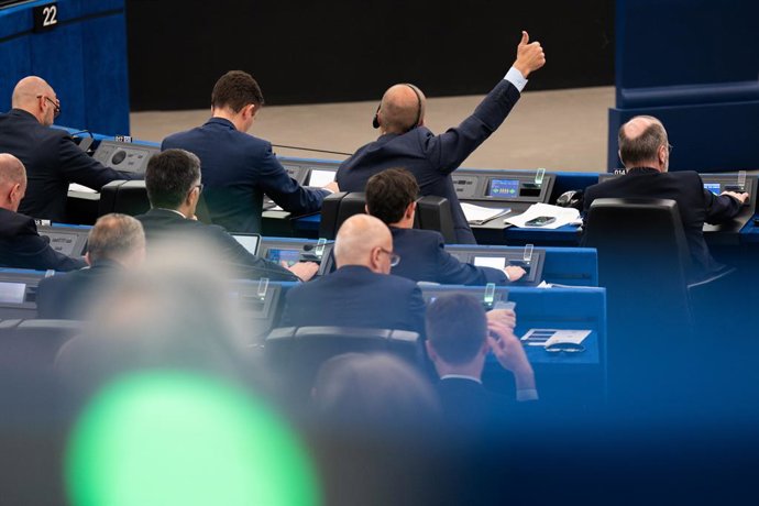 Sessão plenária do Parlamento Europeu em Estrasburgo (França)