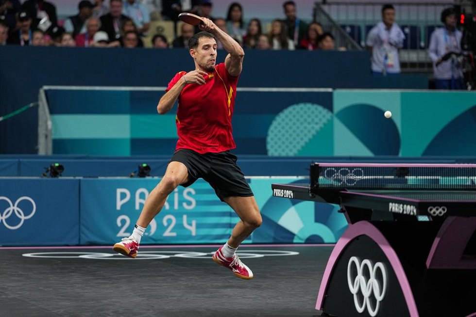 Archivo - Alvaro Robles durante un partido en los Juegos Olímpicos de París 2024