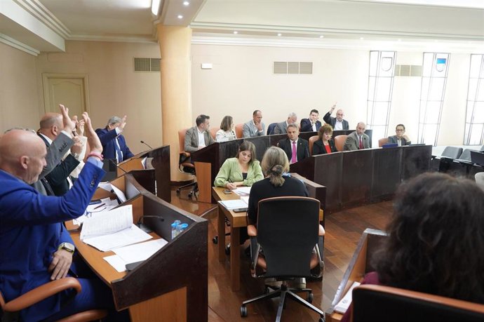 Pleno de la Diputación de Segovia.
