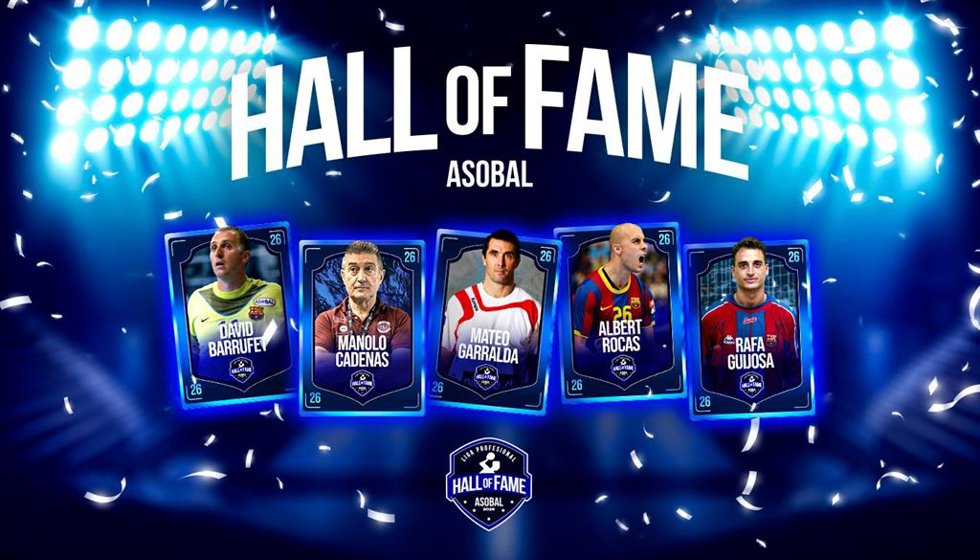 Rocas, Barrufet, Garralda, Guijosa y Cadenas entran en el Hall of Fame ASOBAL
