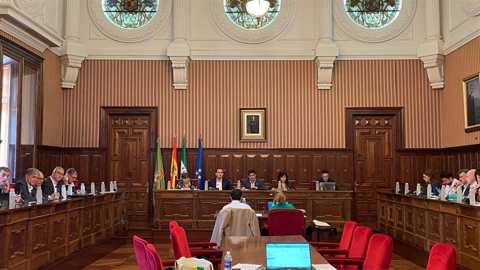 Pleno de la Diputación de Jaén.
