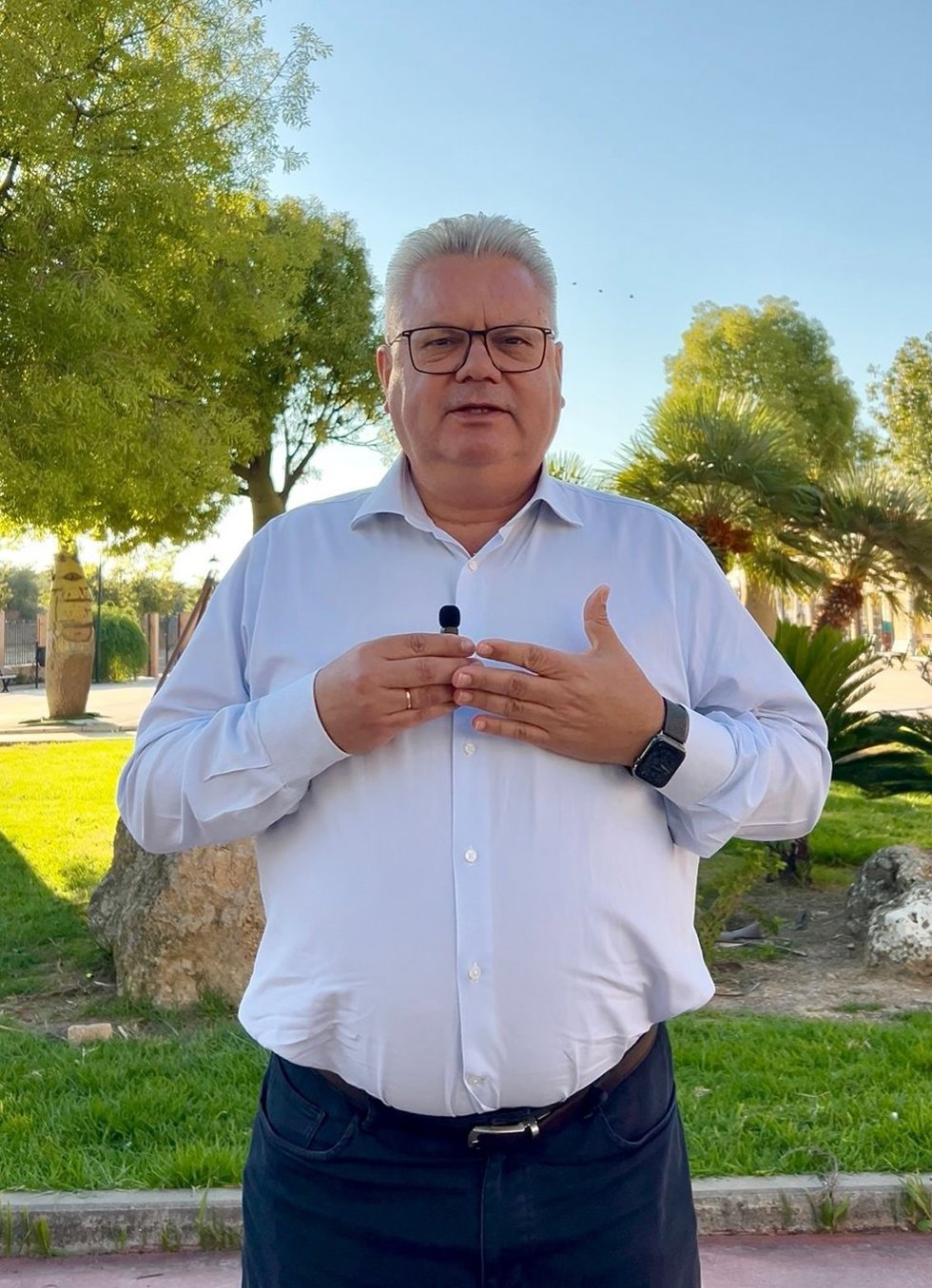 Archivo - El candidato del PSOE por Córdoba al Parlamento andaluz para el 17M Esteban Morales. Imagen de archivo. 
