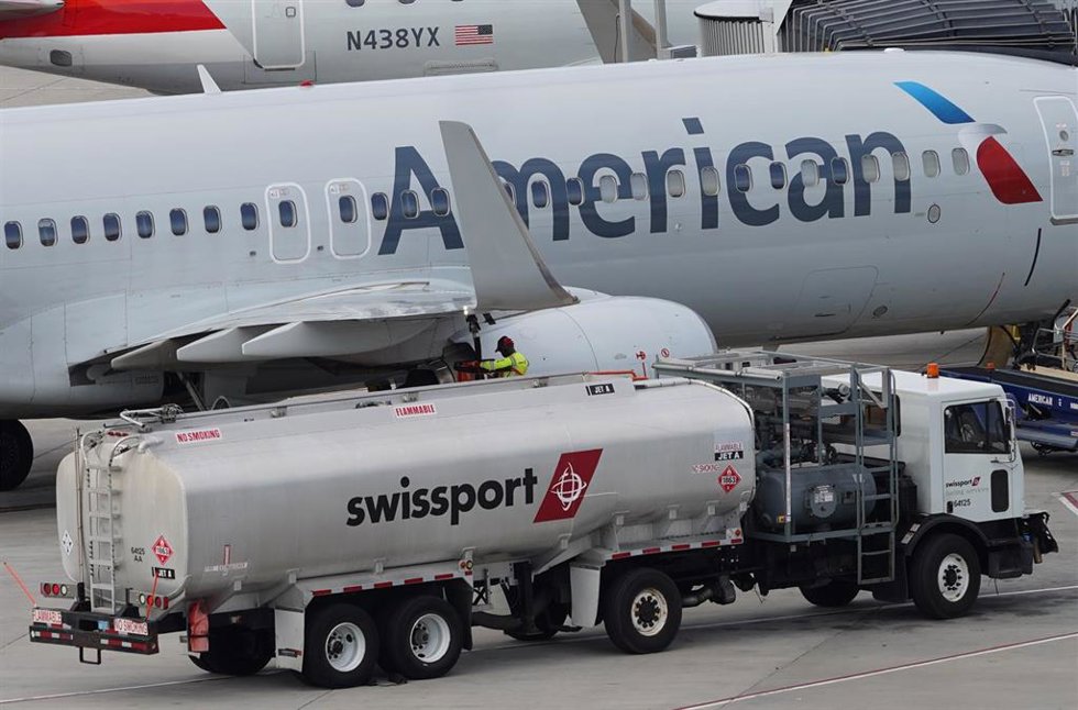 Un avión de American Airlines