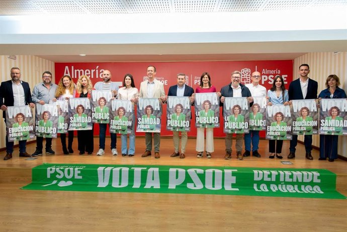 Inicio de la campaña de las elecciones andaluzas del PSOE de Almería.