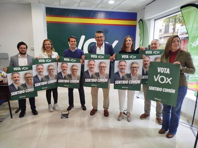 Acto de inicio de campaña de Vox en Huelva.