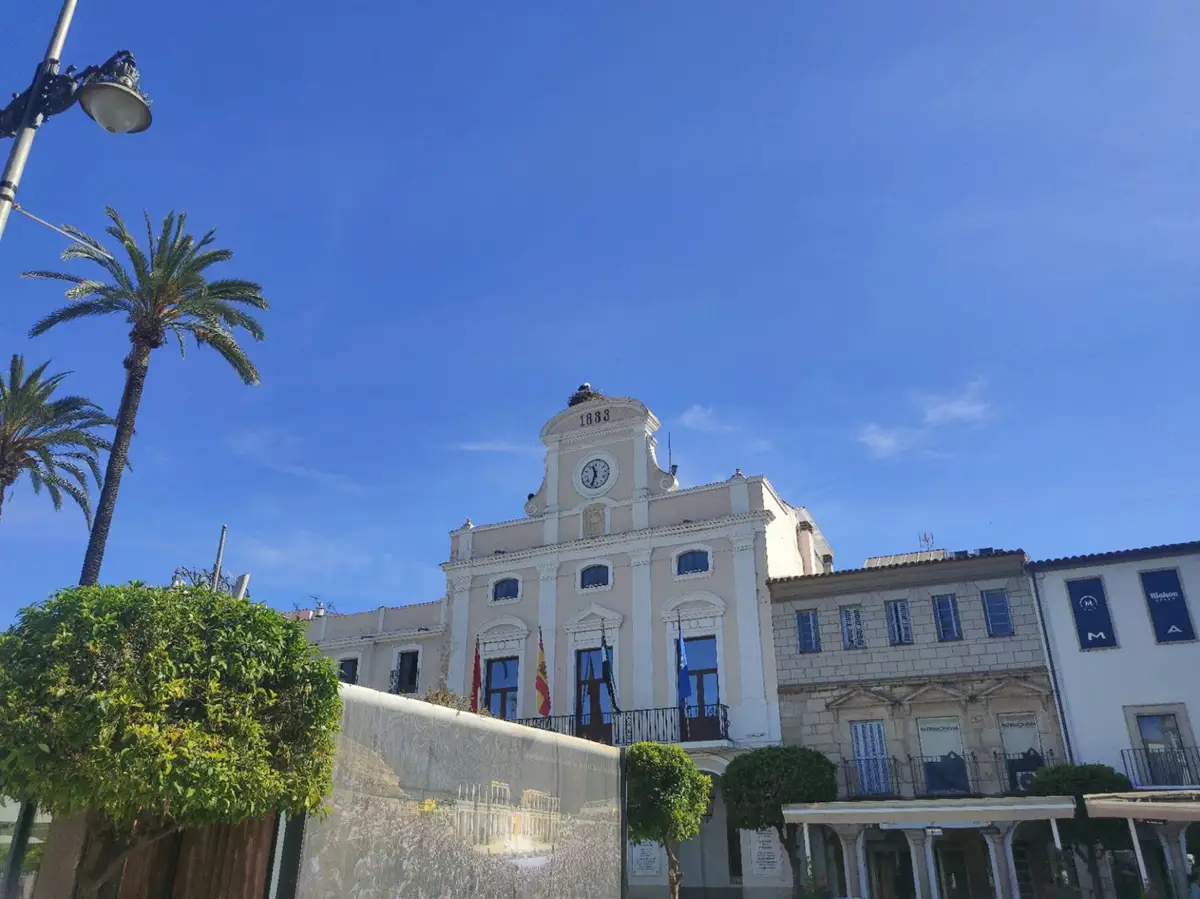 Fachada del Ayuntamiento de Mérida