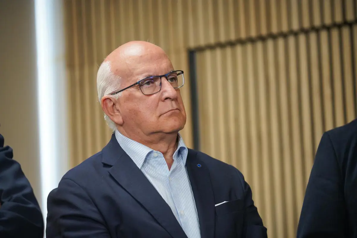 Imagen de Javier Zarzalejos durante una rueda de prensa