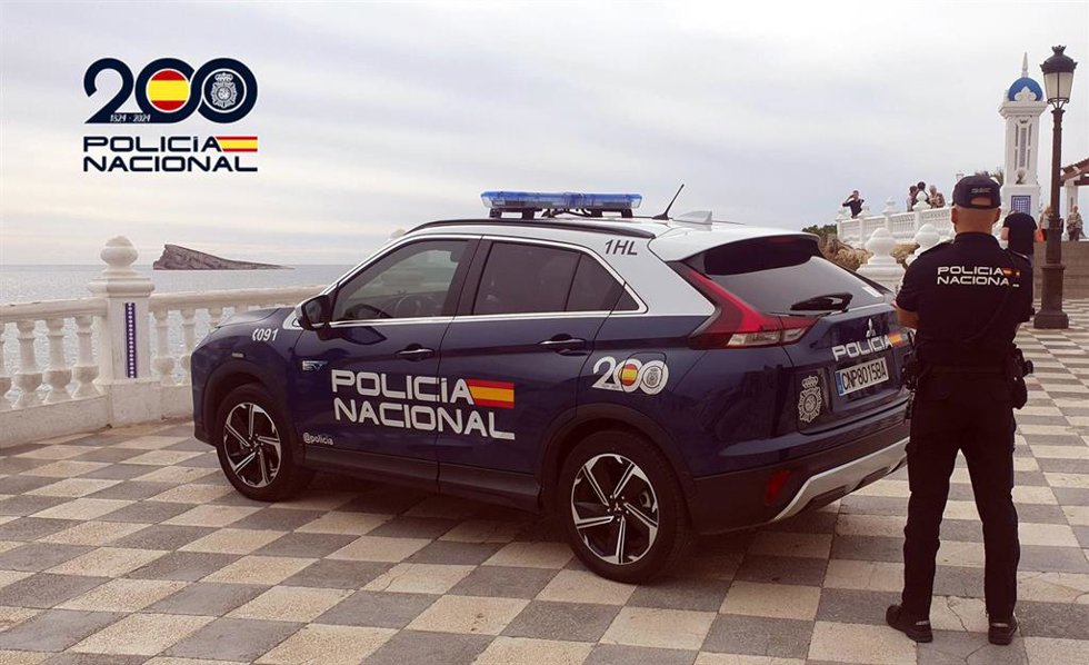 Policía Nacional en Benidorm en imagen de archivo