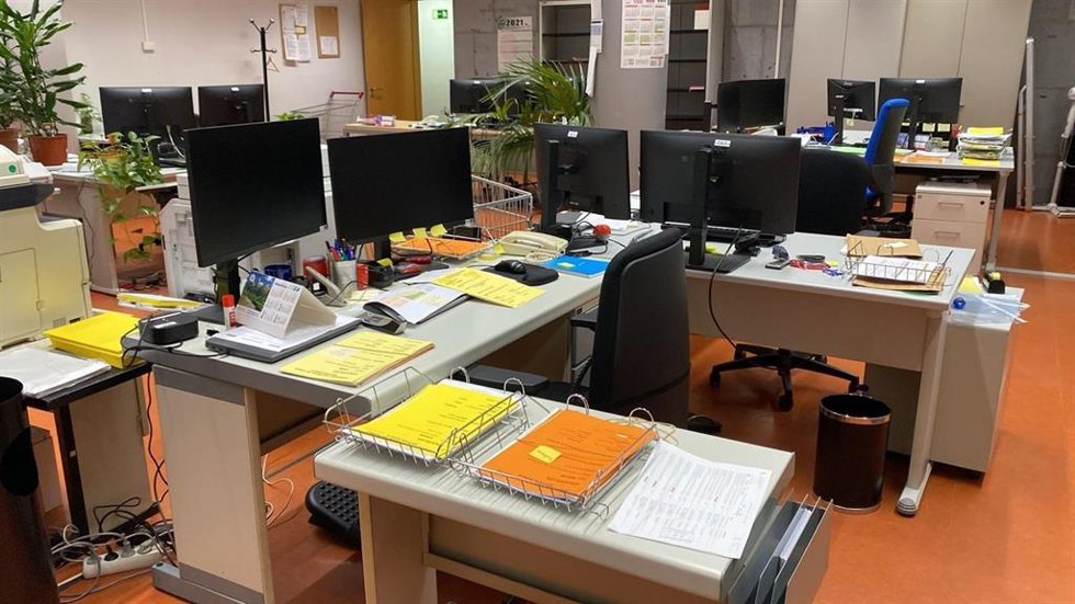 Oficina en un juzgado