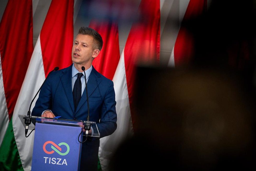 El primer ministro de Hungría, Peter Magyar 