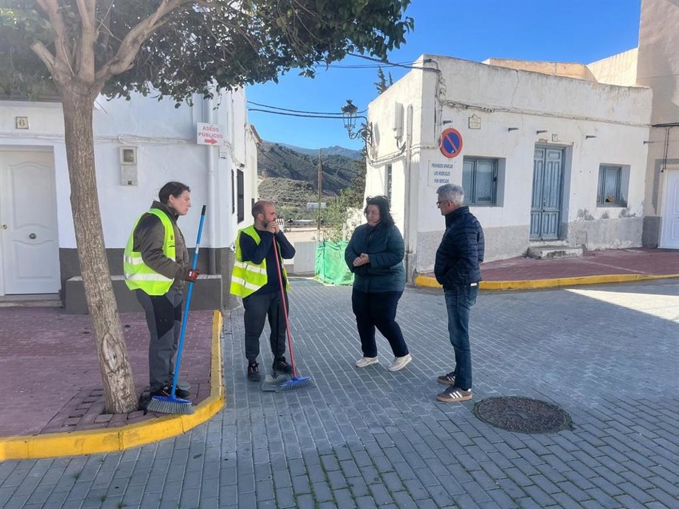 Proyecto en Armuña del Almanzora (Almería) del Programa de Fomento de Empleo Agrario (PFEA).