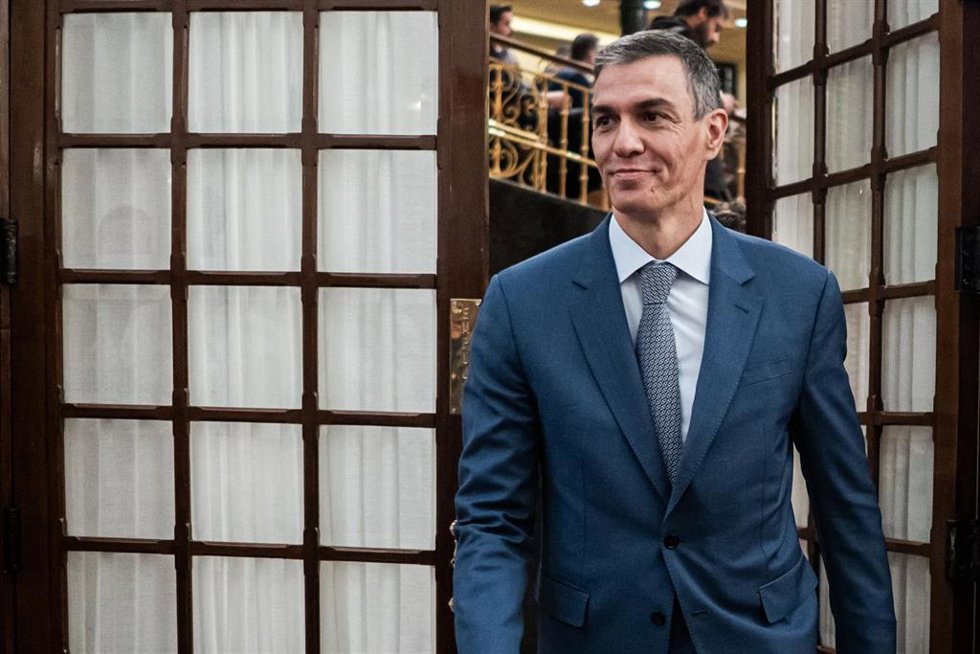 El presidente del Gobierno, Pedro Sánchez