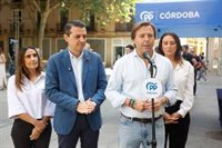 Repullo (PP-A) reivindica "la estabilidad" del Gobierno de Moreno como "motor de empleo y futuro" para Andalucía
