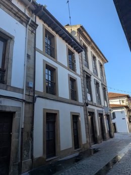 Archivo - Calle del Agua, en Villaviciosa