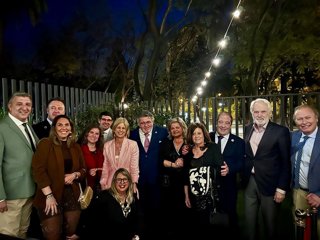 La alcaldesa de Jerez (Cádiz), María José García Pelayo, en la Gala del 25 aniversario de la Asociación Cultural Pro Reyes Magos 'Raíces'.