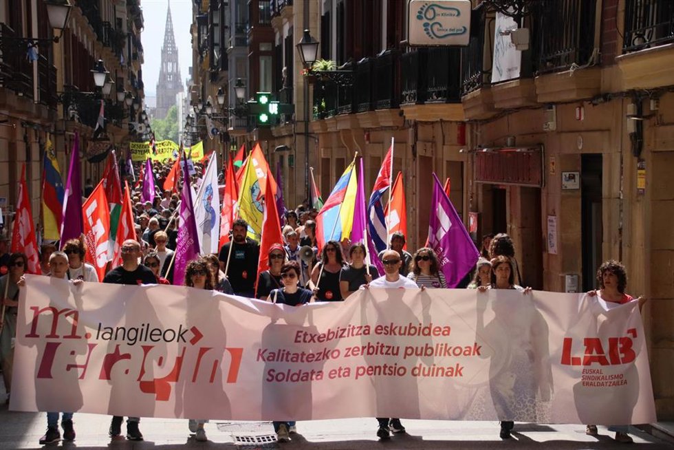 Movilización de LAB en el Primero de Mayo