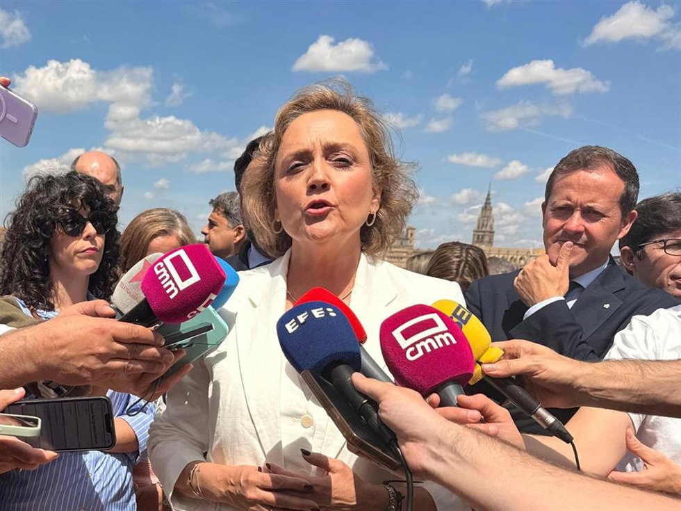 La portavoz de la Diputación de Toledo, Soledad de Frutos.