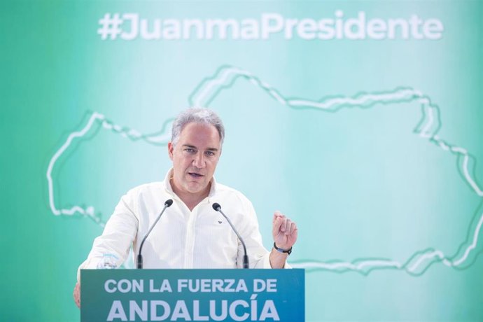 El vicesecretario de Coordinación Autonómica, Local y Análisis Electoral del PP, Elías Bendodo, en un acto.