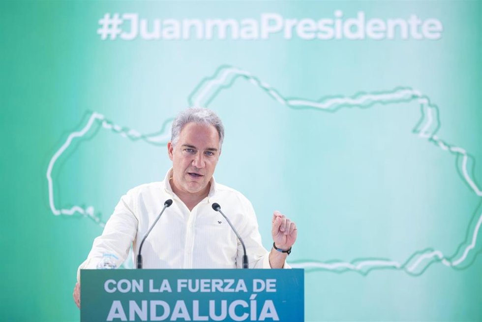 El vicesecretario de Coordinación Autonómica, Local y Análisis Electoral del PP, Elías Bendodo, en un acto.