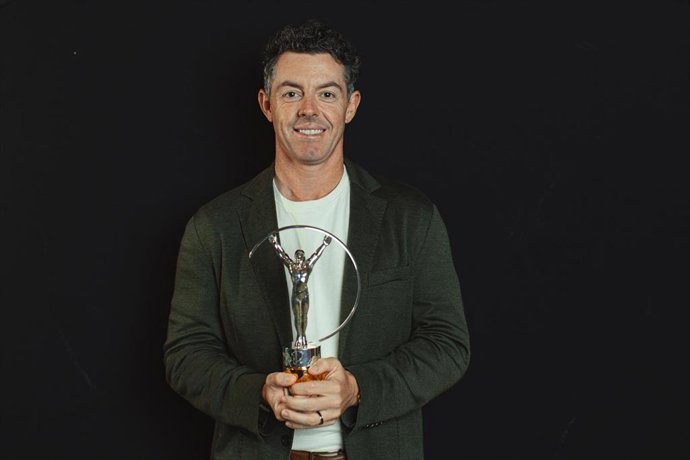 Rory McIlroy, vencedor en la categoría de Reaparición del Año en los Premios Laureus.