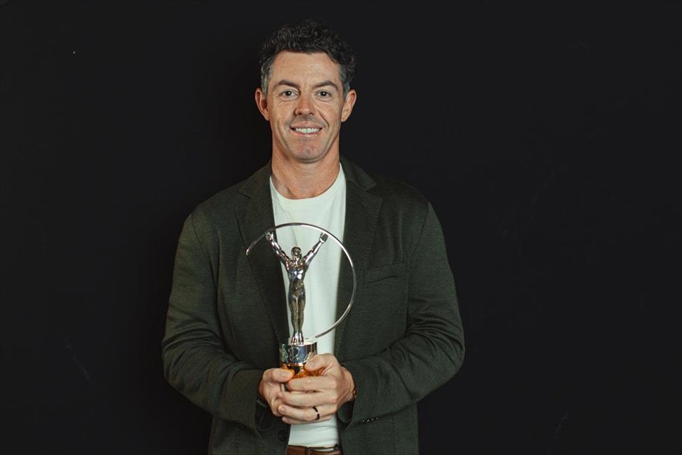 Rory McIlroy, vencedor en la categoría de Reaparición del Año en los Premios Laureus.