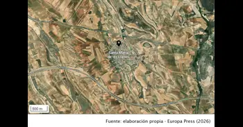 Muere un hombre de 70 años tras la salida de la vía de un turismo en Santa María de los Llanos
