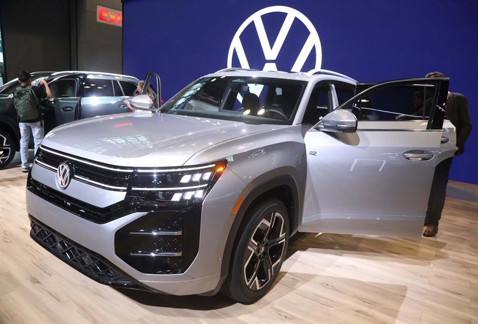 Imagen de archivo de un vehículo Volskwagen en el Salón del Coche de Nueva York 