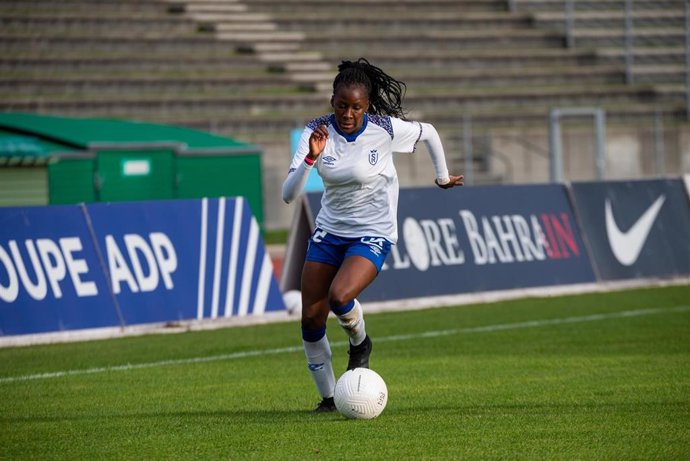 Archivo - Magou Doucouré, durante su etapa en el Stade de Reims.