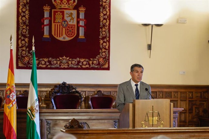 Archivo - El presidente del Tribunal Superior de Justicia de Andalucía, Lorenzo del Río, en imagen de archivo.