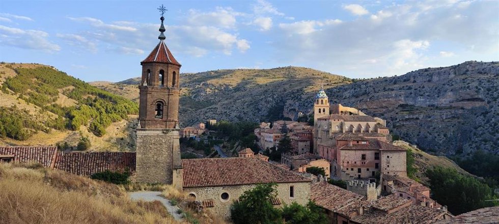 Vista de Albarracín, donde este pasado viernes 1 de mayo se recogieron 21,8 litros por metro cuadrado.