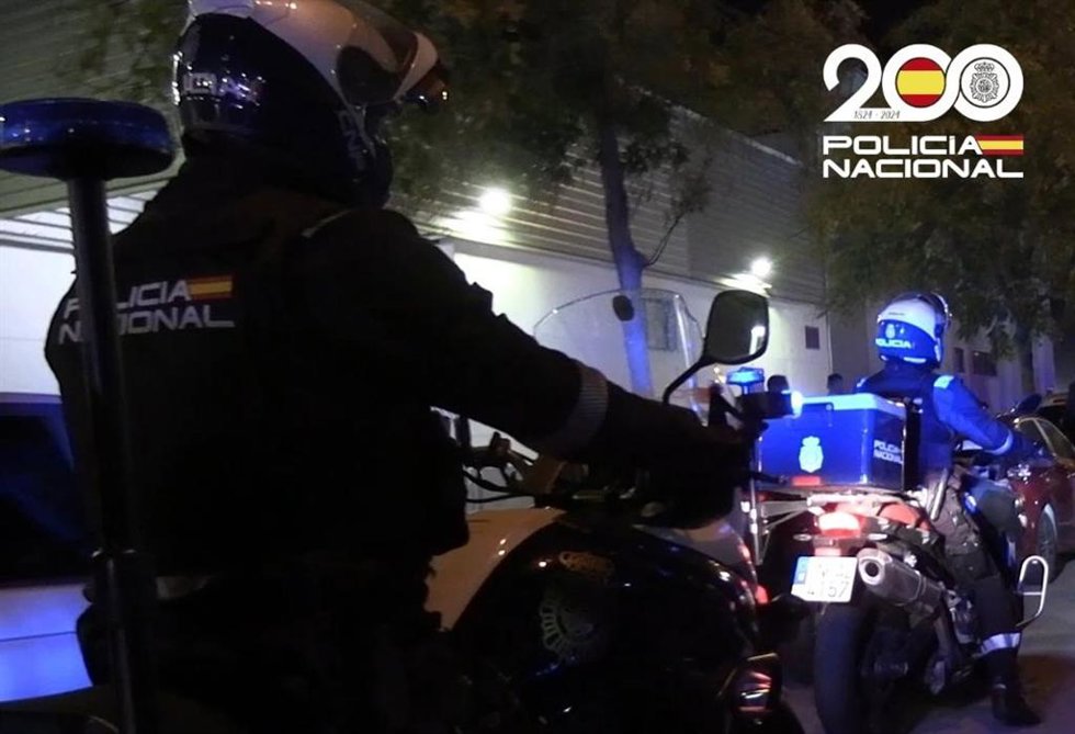 Agentes de la Policía Nacional de Palma.