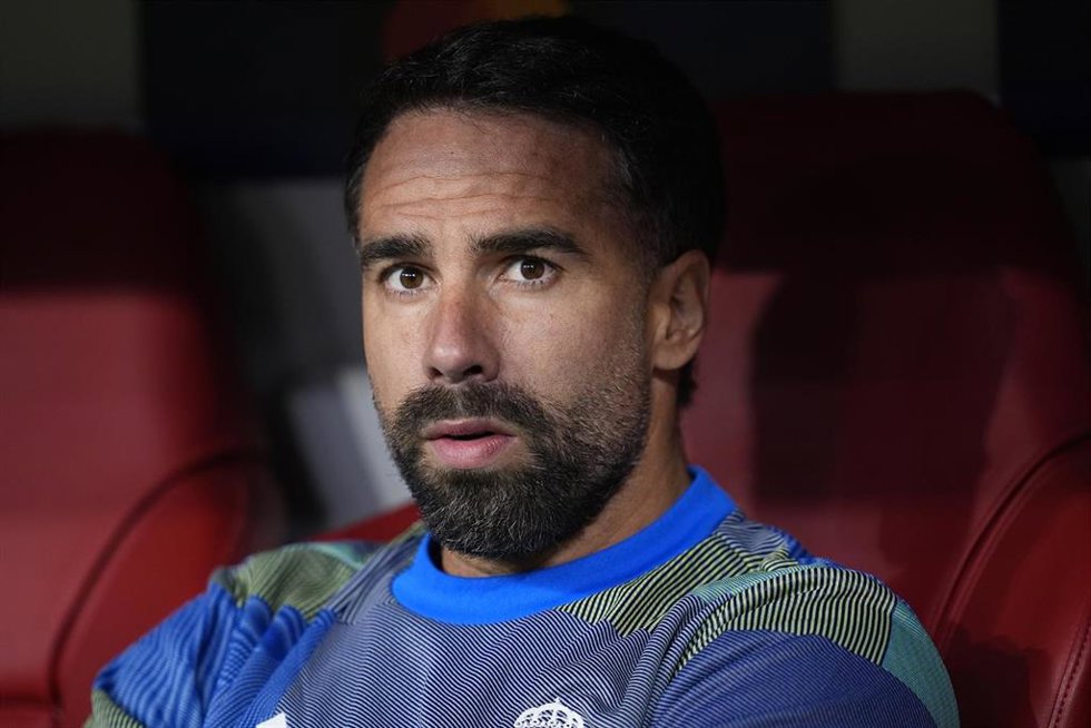 Dani Carvajal con el Real Madrid