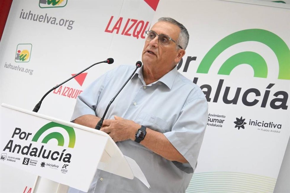 El candidato de Por Andalucía al Parlamento andaluz por la provincia de Huelva de cara a las elecciones del 17M, José Antonio Jiménez.