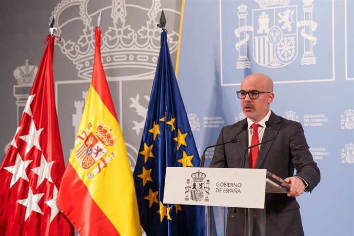 Archivo - El delegado del Gobierno en la Comunidad de Madrid, Francisco Martín