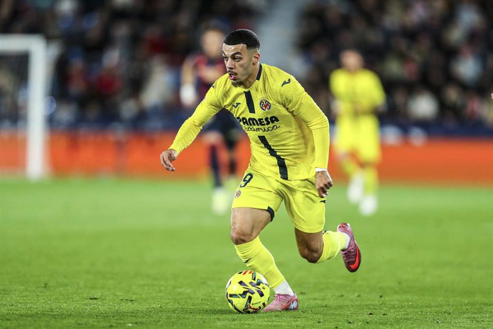 Archivo - Georges Mikautadze, en un partido con el Villarreal CF.