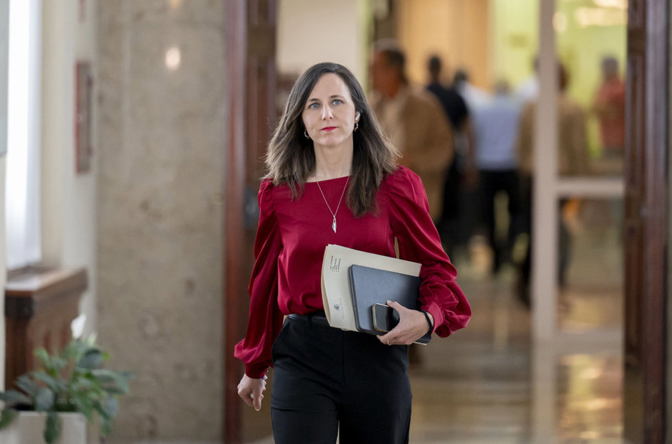 La secretaria general de Podemos, Ione Belarra