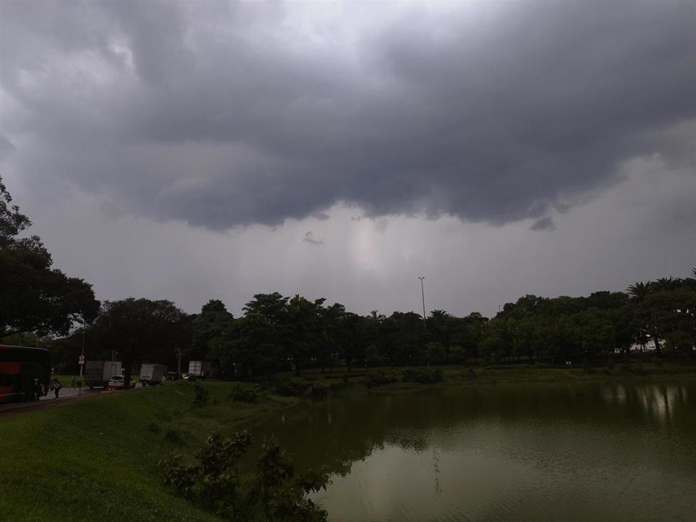 Archivo - Tormentas en la ciduad de Sao Paulo, Brasil durante los últimos días de marzo