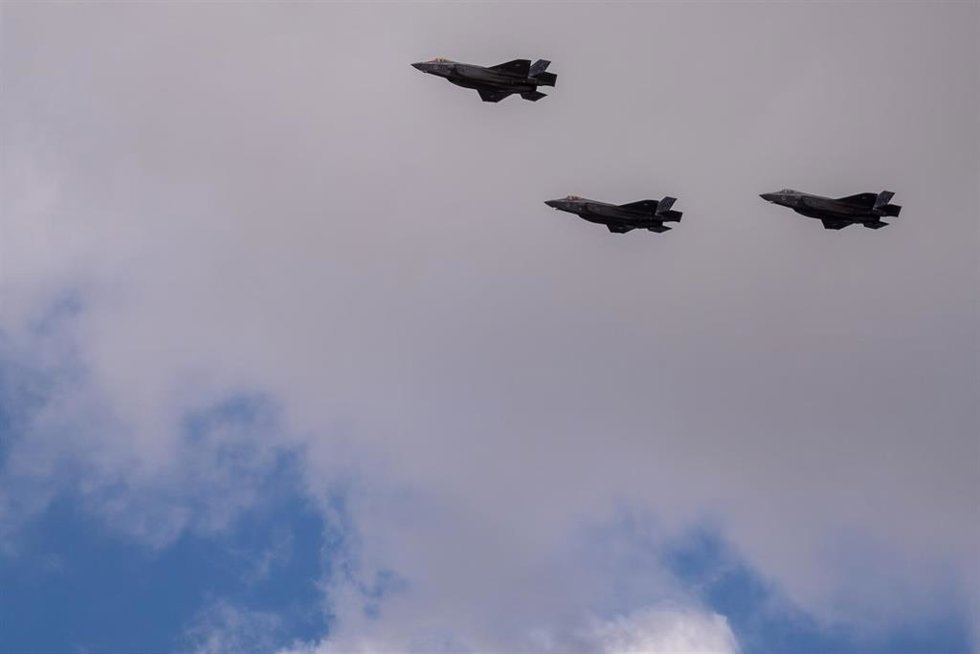 Aviones F-35 del Ejército israelí 