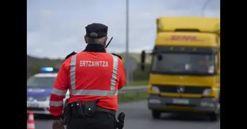 La Ertzaintza realizará en mayo dos campañas de vigilancia centradas en vehículos pesados en la red viaria vasca