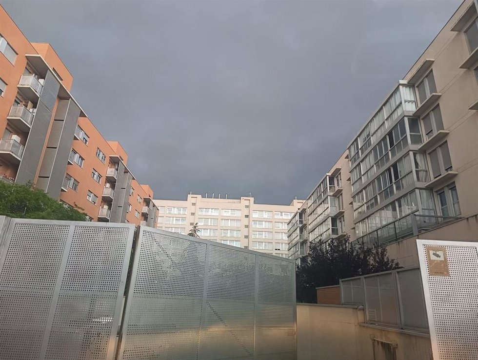 Cielo cubierto en Zaragoza.