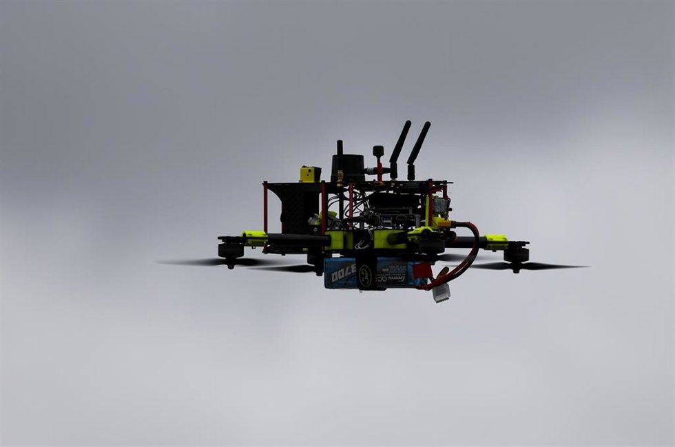 Archivo - Imagen de archivo de pruebas en Alemania de un dron de combate empleado en Ucrania 