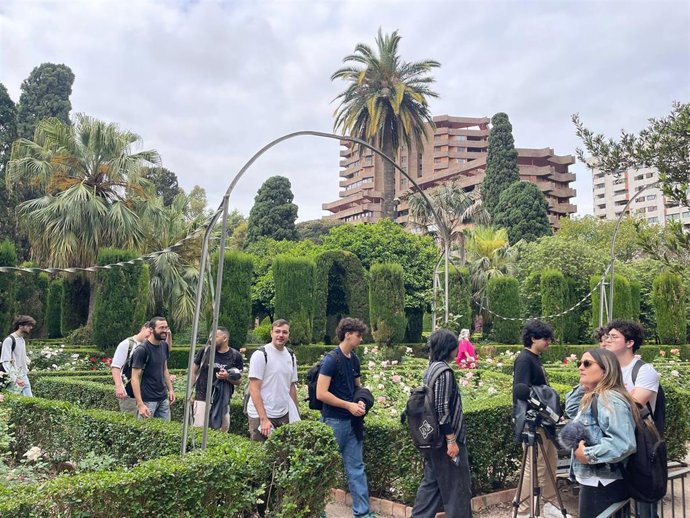 Imagen de archivo de un paseo por el Jardín de Viveros de València.