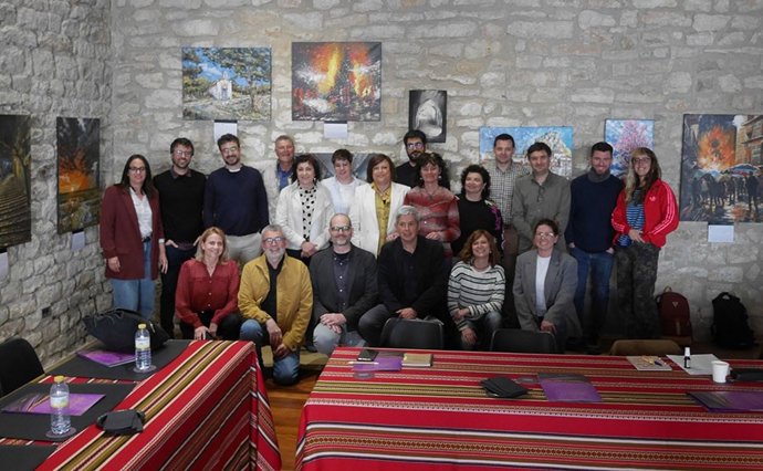 Grupo participante en las jornadas de Morella.