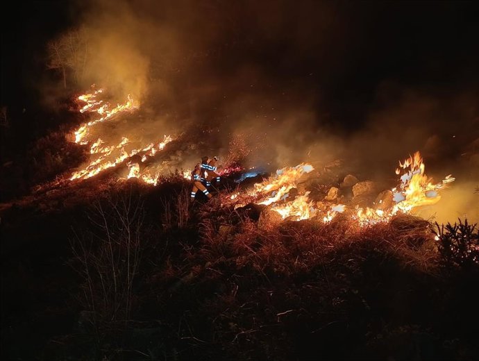 Cantabria supera el millar de incendios provocados en un "negro" 2026