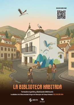Archivo - Cartel de la VIII edición de 'La Biblioteca Habitada'