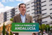 Moreno afirma que PP-A no es un "experimento" ni ninguna "amenaza" y espera debate "sereno" en RTVE